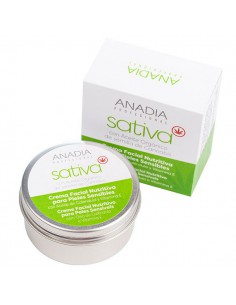 Anadia Crema facial nutritiva para pieles sensibles Sativa 50 ml